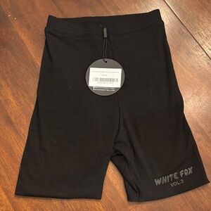 White Fox Boutique Black Bike Shorts